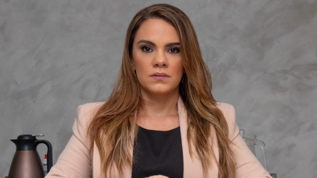 Danielle Silva, advogada, em seu escritório